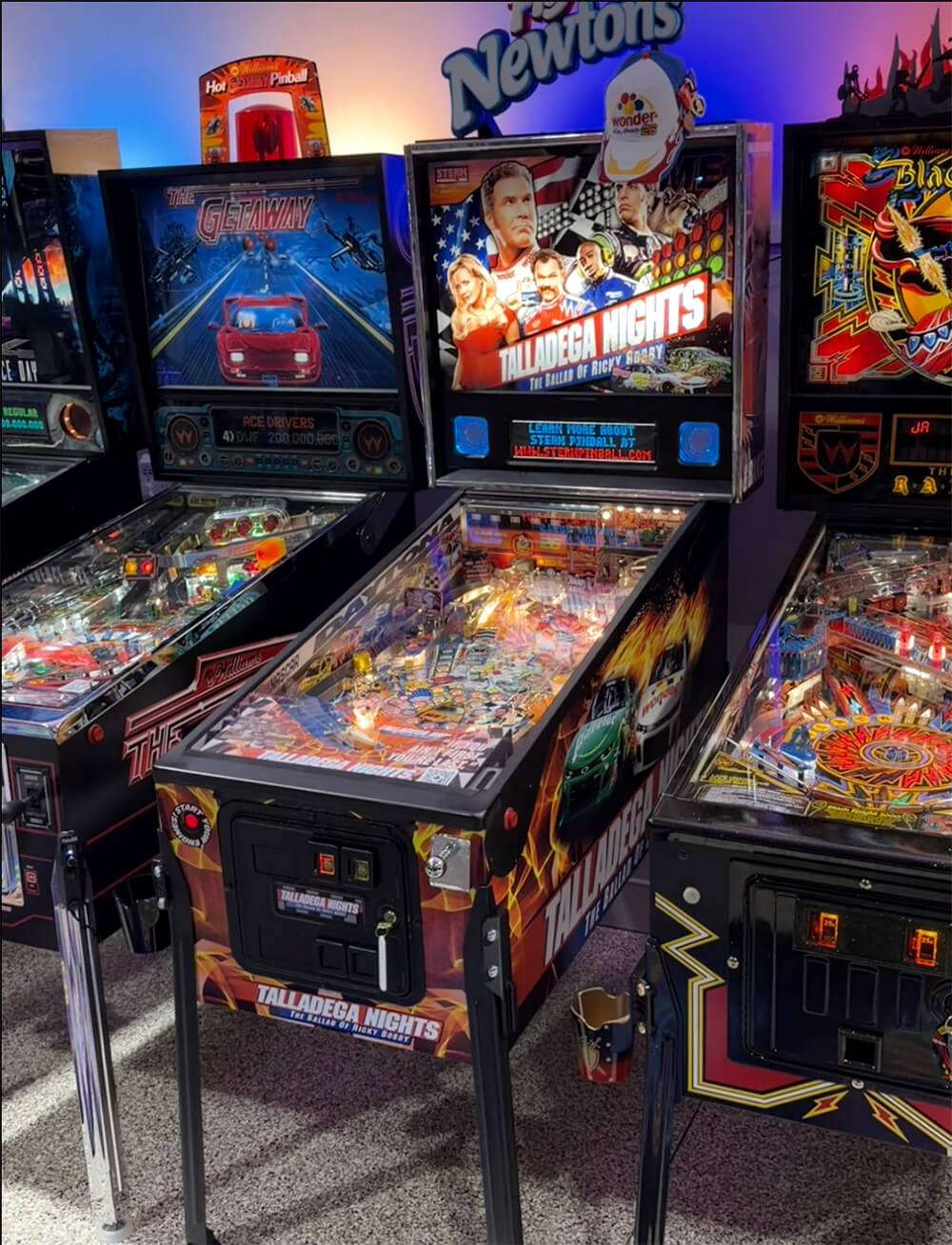 Talladega Nights Pinball Custom Re-Theme Loaded